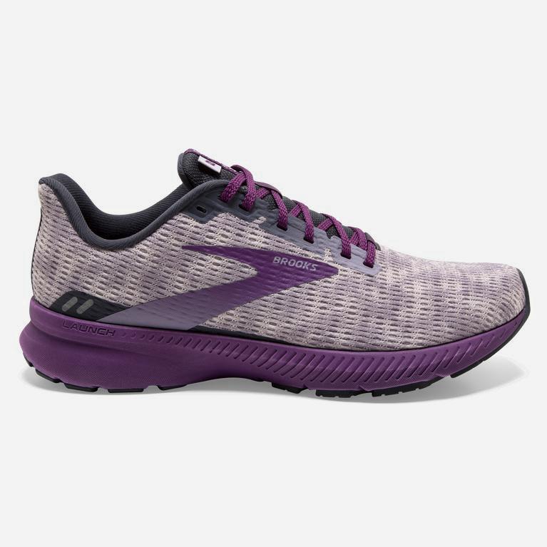 Brooks Launch 8 Womens Light Cushion Road Running Shoes Ireland Iris/Ombre/Violet/Purple (VUKM-39685